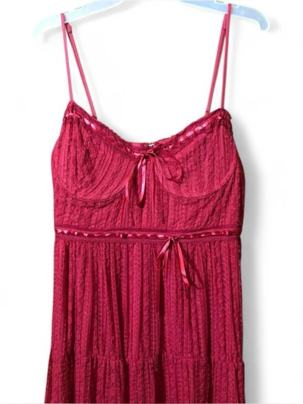 Charlotte Russe Red lace babydoll